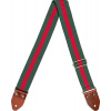 Cascha CGS-CD5 Cotton Gitarový pás Green & Red