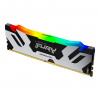 Kingston FURY Renegade/DDR5/16GB/6400MHz/CL32/1x16GB/RGB/Black/Silv KF564C32RSA-16