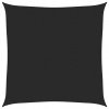 Slnečná plachta, 160 g/m², čierna, 4x4 m, HDPE