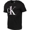 Calvin Klein S/S CREW NECK čierna,biela Pánske tričko S