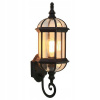 Záhradné nástenné svietidlo - Čierna vonkajšia vodotesná nástenná lampa (Čierna vonkajšia vodotesná nástenná lampa)