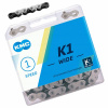Cyklistická reťaz KMC K1 WIDE SILVER/BLACK 1/ (8,2 - 8,6 mm)