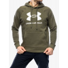 Mikina s kapucňou Under Armour Rival Fleece Logo Hoodie - marine OD green/white