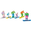 Figúrky JC Jägerndorfer 6 Figuren m.Snowboard uni