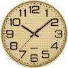Nástenné hodiny s tichým chodom MPM Elisio - zlaté - E01.4592.80