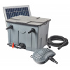 Solárna prietoková filtračná súprava Heissner s čerpadlom 3500 l/h do 8 m3, vrátane 2 x 20W solárnych modulov SF8000-00