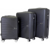 T-class® Súprava 3 kufrov VT21111, čierna 1717