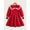 Dievčenské šaty - KC34209 *Shein Sweater Dress 130 (KC34209 *Shein Sweater Dress 130)