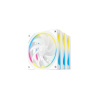 DEEPCOOL Ventilátor FL12 SE WH 3v1, 3x 120mm, ARGB, bílá R-FL12SE-WHAPN3-G