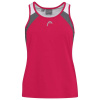 Dievčenské tričko Head Club 22 Tank Top magenta 140