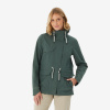 QUECHUA Dámska nepremokavá turistická parka NH500 zelená 2XL