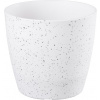 Slovakia Trend Kvetináč Strend Pro Stone, 23x20,5 cm, biely, efekt kameňa