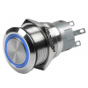 HELLA MARINE Spínač tlačidlový s LED indikátorom modrý zapnutie + LED ON / vypnutie + LED OFF 8HG 958 455-011
