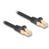 Delock 80318 RJ45 sieťové káble, prepojovacie káble CAT 6A S/FTP 2.00 m čierna 1 ks; 80318