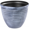 Strend Pro Garden Kvetináč Strend Pro Marble, 37x30 cm, modrý