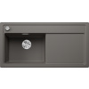 BLANCO ZENAR XL 6 S s excentrom - sivá vulkán, vanička na ľavej strane