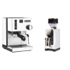 Rancilio Silvia BC, white + Eureka Mignon Zero, CR white