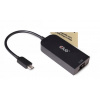 CLUB3D CAC-1520 adaptér USB C na Ethernet, čierny