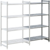Systém zásuvných plastových regálov ,š x h police 990 x 540 mm