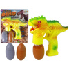 LEAN TOYS Bubliny dinosaura, vajíčko, žlté
