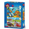 ART PUZZLE Puzzle Polícia a hasiči 2x100 dielikov