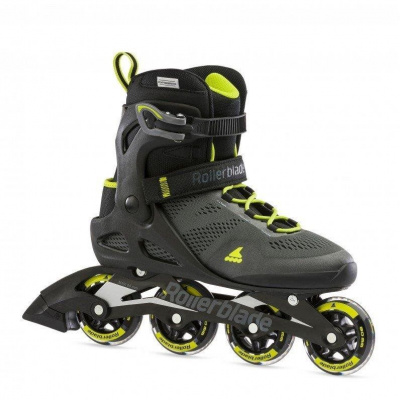 Kolieskové korčule Rollerblade Macroblade 80 black/lime, veľ. 41 EU / 265 mm (21710061A1265)