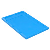 Nasadzovacie veko pre univerzálne stohovatelné nádoby classic-line D, 610 x 410 mm, modré, BJ = 2 ks