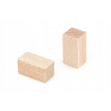 Metria, Drevený hranol z bukového dreva, 35 x 17,5 x 17,5 mm, 1 ks