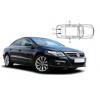 Slnečné clony na okná - VW Passat CC (2008-2012) - Komplet sada