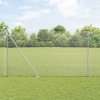 zahrada-XL Plot s stĺpmi Strieborná 1.5 x 10 m Oceľ 3351939