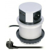 Solight Zásuvka PP100USB výsuvná, 3 x 230V, 2 x USB, 1,5m