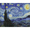 Plagát, Obraz - Hviezdna noc, Vincent van Gogh, 40 × 30 cm