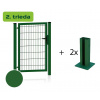Bránka LUX - 2. TRIEDA výška 120 cm, na platničku ZELENÁ