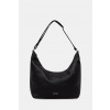 Calvin Klein kabelka hobo dámska z imitácie kože LV04F3891G čierna ONE SIZE