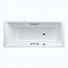 Kaldewei Obdĺžniková vaňa Puro Star 658, 170x75 cm, s otvormi na držadlá, celoplošný antislip, biela 255834010001