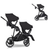 Súrodenecký kočík EasyGo Duoflex Ebony Black 2 športové časti