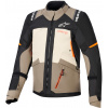 bunda ANDES V4 DRYSTAR, ALPINESTARS (krémová/světle hnědá/černá/oranžová fluo, v