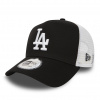 New Era 9FO Clean Trucker MLB Los Angeles Dodgers Black/White one size
