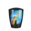 Zvieracia urna Airbrush - Pes a dúha 2,8l