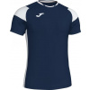 Joma Futbalový dres T-SHIRT CREW III NAVY-WHITE S/S Veľkosť: 6XS/5XS