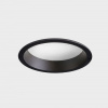 KOHL LIGHTING KOHL-Lighting LIM zapustené svietidlo s rámom s priemerom 136 mm, čierne, 12 W CRI> 80 3000K Bez stmievania