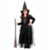 KOSTÝM MALÁ ČARODEJNICA ČIERNA KOSTÝM HALLOWEEN 98