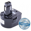 Baterie AVACOM BLACK & DECKER A9252 Ni-Mh 12V 3000mAh, články PANASONIC ATBD-12Mh-30H