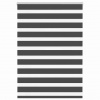 vidaXL Zebra roleta čierna 100x100 cm šírka látky 95,9 cm polyester 4014209