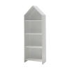 Biela domčeková knižnica Vipack Casami, 57 x 171 cm