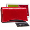 Peňaženka - Peterson Wallet Natural Leather Black, Red PTN PL-411-1773 Red/-Women's Product (Petersonová dámska kožená peňaženka Priestranná RFID Stop)