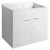 Aqualine Plastová výlevka so skrinkou 80x50 cm, vrátane sifónu SPH PI8050-1