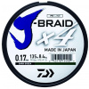 Daiwa Splietaná Šnúra J-Braid 4 Žltá 135 m-Priemer 0,21 mm / Nosnosť 12,4 kg