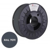 C-TECH C-TECH tisková struna PREMIUM LINE ( filament ) , PLA, ocelová šedá, RAL7011, 1,75mm, 1kg