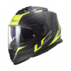 LS2 LS2 - Integrálna / uzavretá helma na motocykel FF800 STORM II NERVE M.BLACK H-V YELLOW-06, Veľkosť M